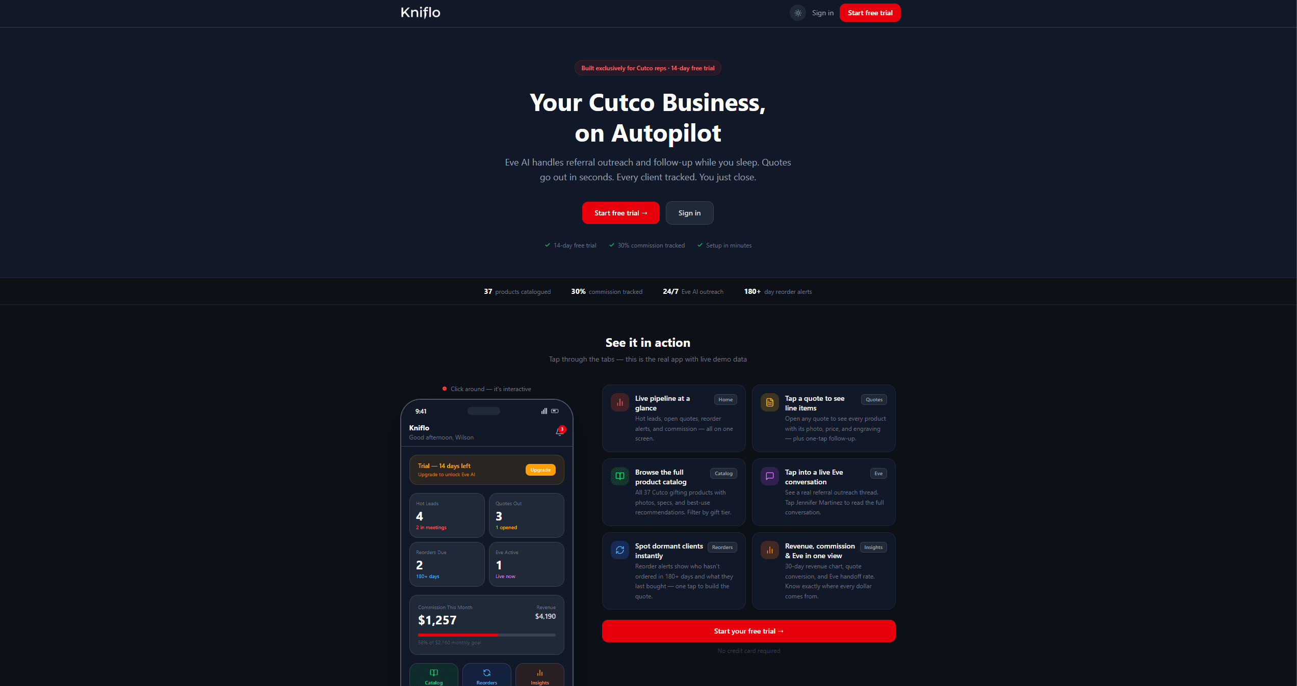Kniflo - screenshot 1