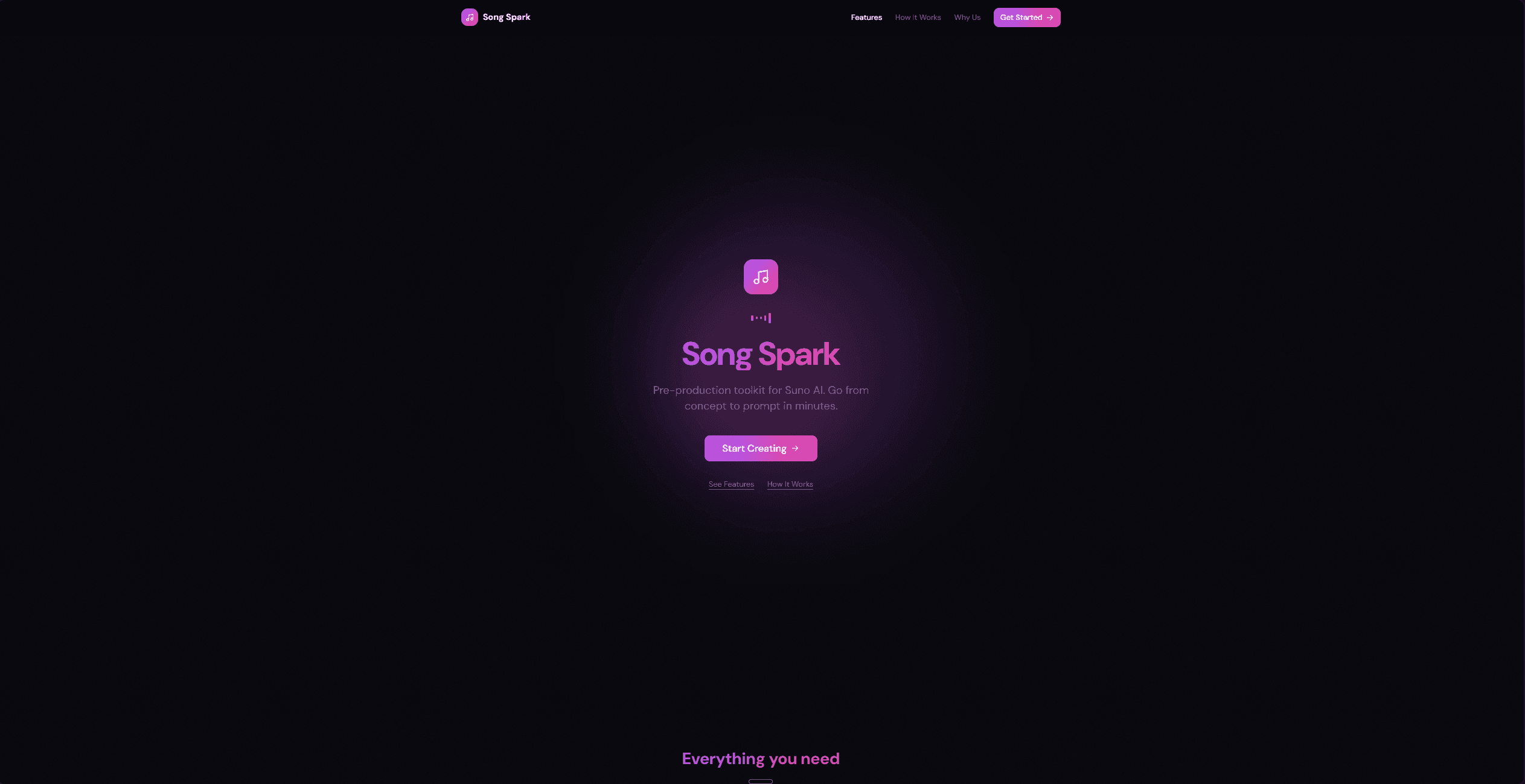 Song Spark - screenshot 1